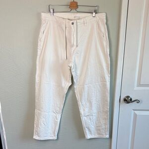 2 for $30! Uniqlo Off-White Men’s XL Cropped Tapered Jeans 36-39 Waist